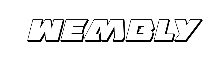 Eagle Strike 3D Italic  Free Fonts Download