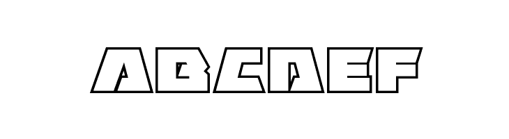 Eagle Strike Bold Outline  Free Fonts Download