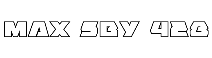 Eagle Strike Bold Outline  Free Fonts Download