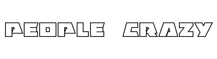 Eagle Strike Bold Outline  Free Fonts Download