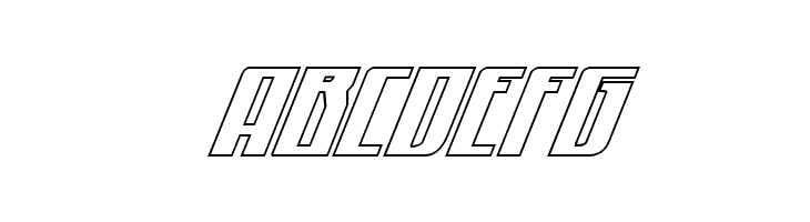 Quantum of Malice Outline Italic  Free Fonts Download