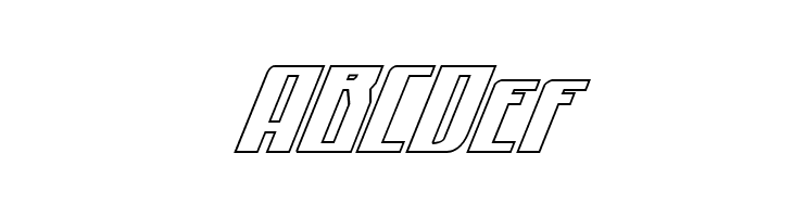 Quantum of Malice Outline Italic  Free Fonts Download