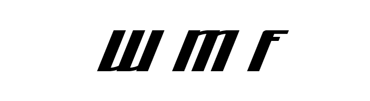 Quantum of Malice Expanded Italic  Free Fonts Download