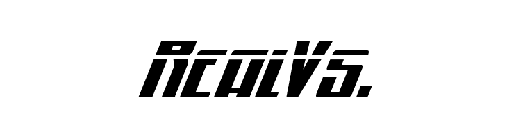 Quantum of Malice Laser Italic  Free Fonts Download