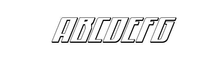 Quantum of Malice 3D Italic  Free Fonts Download