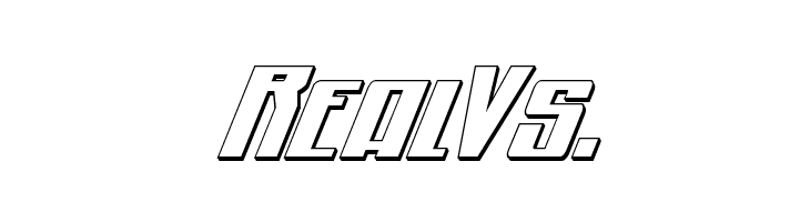 Quantum of Malice 3D Italic  Free Fonts Download