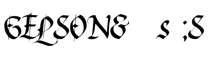 Waters Gothic  Free Fonts Download