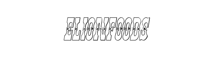 Younger Brothers 3D Italic  Free Fonts Download