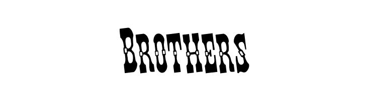 Younger Brothers Rotated  Free Fonts Download