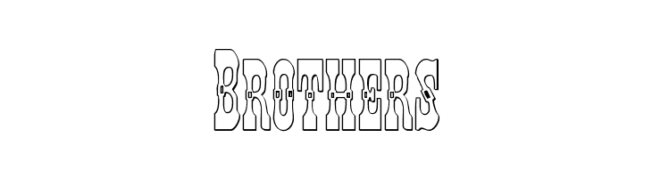 Younger Brothers 3D  Free Fonts Download