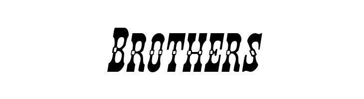 Younger Brothers Expanded Italic  Free Fonts Download