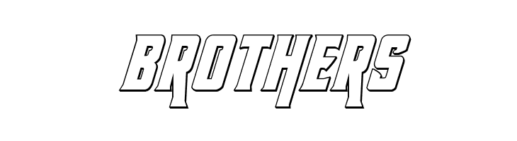 Kondor 3D Italic  Free Fonts Download