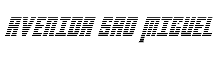 Kondor Gradient Italic  Free Fonts Download