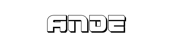 Renegado 3D  Free Fonts Download