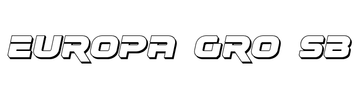 Renegado 3D Italic  Free Fonts Download