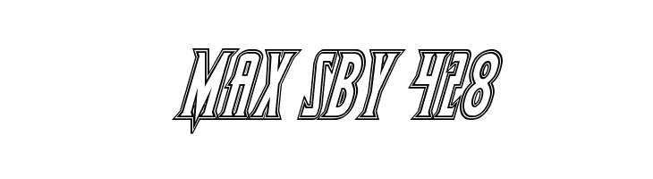 Wolf's Bane Engraved Italic  Free Fonts Download