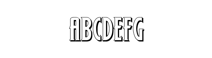 Wolf's Bane 3D  Free Fonts Download