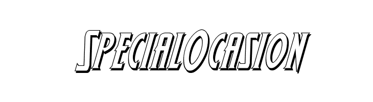 Wolf's Bane 3D Italic  Free Fonts Download