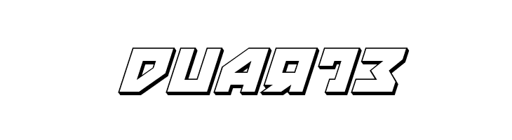 Nyet 3D Italic  Free Fonts Download