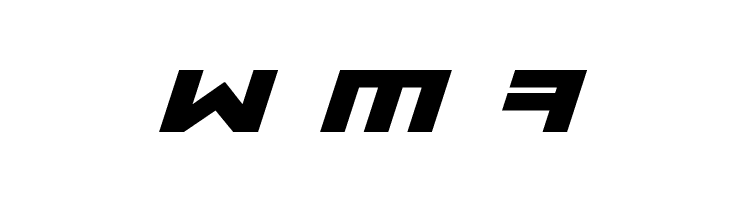 Nyet Expanded Italic  Free Fonts Download