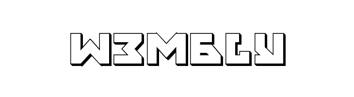 Nyet 3D  Free Fonts Download