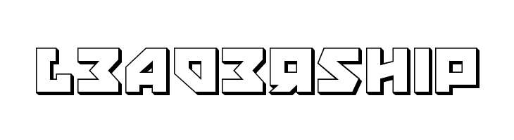 Nyet 3D  Free Fonts Download