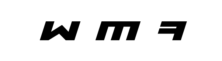 Nyet Extra-Expanded Italic  Free Fonts Download