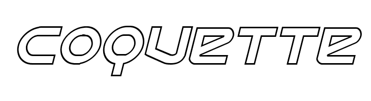 Opilio Outline Italic  Free Fonts Download