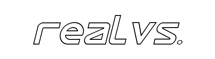 Opilio Outline Italic  Free Fonts Download