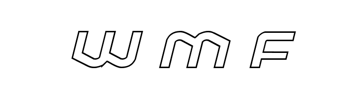 Opilio Outline Italic  Free Fonts Download