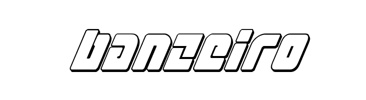 Exoplanet 3D Italic  Free Fonts Download