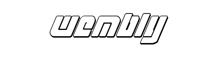 Exoplanet 3D Italic  Free Fonts Download