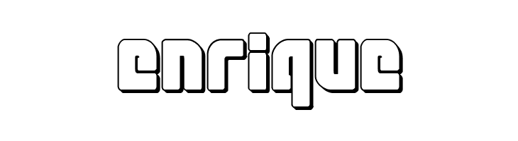 Exoplanet 3D Regular  Free Fonts Download