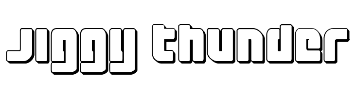 Exoplanet 3D Regular  Free Fonts Download