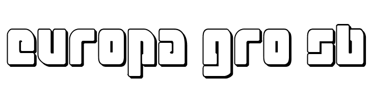 Exoplanet 3D Regular  Free Fonts Download