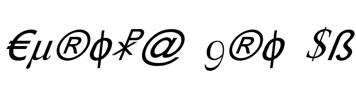 X-Cryption Italic  Free Fonts Download