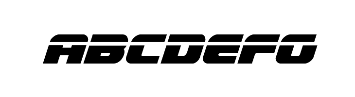 Federal Escort Laser Italic  Free Fonts Download