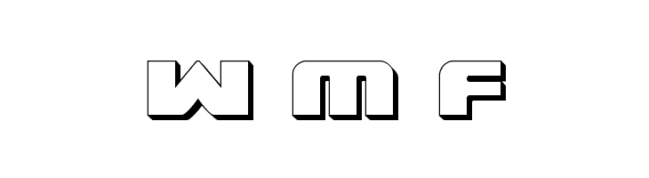 Federal Escort 3D  Free Fonts Download