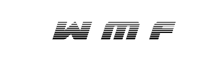 Federal Escort Scanlines Italic  Free Fonts Download