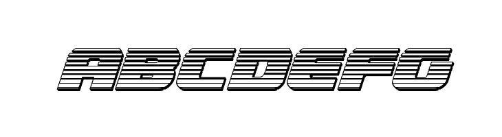 Federal Escort Chrome Italic  Free Fonts Download