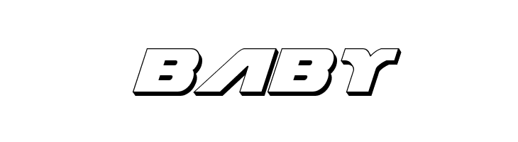 Federal Escort 3D Italic  Free Fonts Download