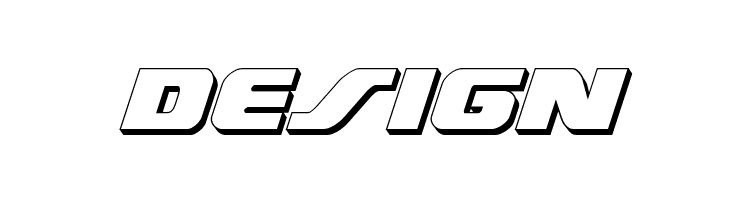 Federal Escort 3D Italic  Free Fonts Download