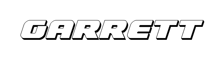 Federal Escort 3D Italic  Free Fonts Download