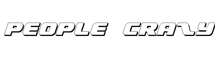 Federal Escort 3D Italic  Free Fonts Download