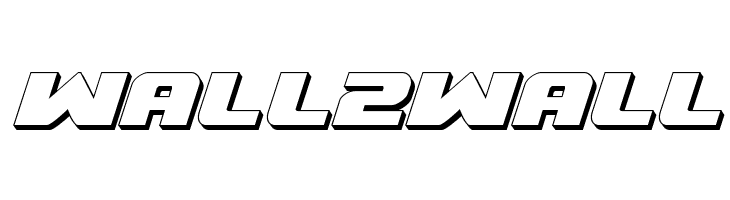 Federal Escort 3D Italic  Free Fonts Download