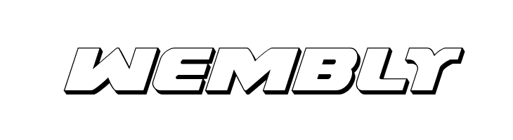 Federal Escort 3D Italic  Free Fonts Download