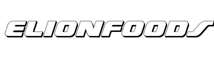 Federal Escort 3D Italic  Free Fonts Download