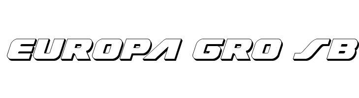 Federal Escort 3D Italic  Free Fonts Download
