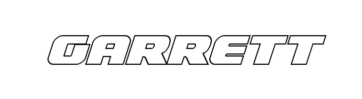 Federal Escort Outline Italic  Free Fonts Download