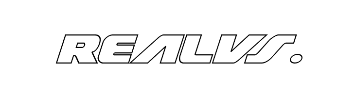 Federal Escort Outline Italic  Free Fonts Download